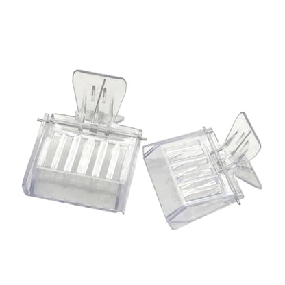 16Pcs Durable Plastic Clear Beekeeping Clip Queen Bee Cage No-Hurt Beekeeper Equip Insect Catcher Garden Tool Beehive Room