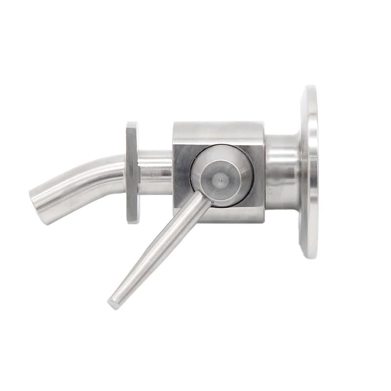 1.5"TC Sample Valve 304 Stainless Steel Sanitary Clamp Brewing Sample Valve Homebrew Conical Fermenter(B) - color: B