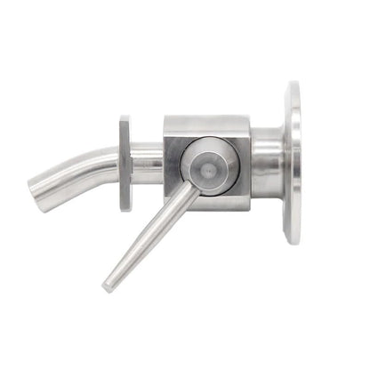1.5"TC Sample Valve 304 Stainless Steel Sanitary Clamp Brewing Sample Valve Homebrew Conical Fermenter(B) - color: B