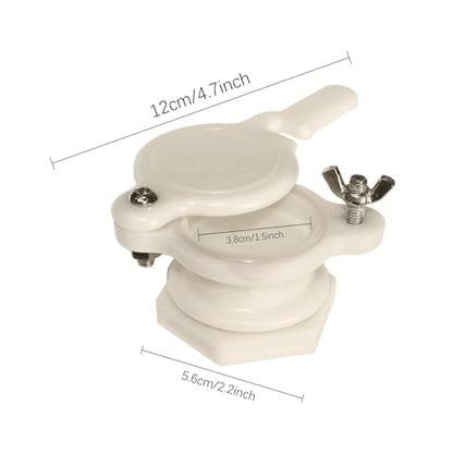 Honey Bucket Valve – ABS Size | Honey Bucket Spout Gate | Water-Free Bucket1 Gate Tap | Food Grade Dispensing Valve for Buckets Storage Containers and Liquid Extractors Designed for Contro