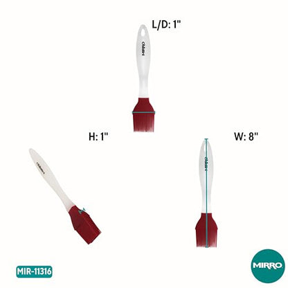 MIRRO Silicone Basting Brush, Red - size: 8.5"