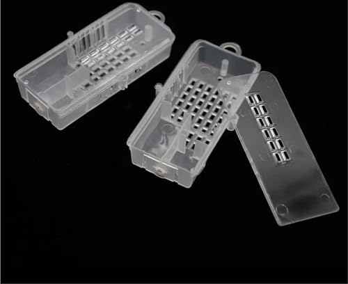 Queen Bee Cage 30Pcs Queen Bee Transport Cages Beekeeping Equipment Clear House Beehive White Transparent Cage for Beekeeping Supplies