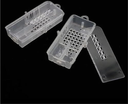 Queen Bee Cage 30Pcs Queen Bee Transport Cages Beekeeping Equipment Clear House Beehive White Transparent Cage for Beekeeping Supplies