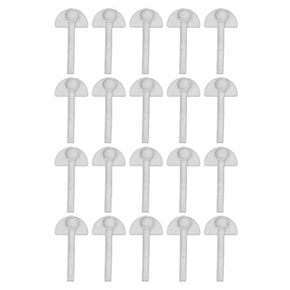 20Pcs Bee Water Feeder, Duck Bill Beekeeping Tool, Durable Plastic Multifunction Bee Water Feeder with Large Accommodation Space for Hive Entrance Use