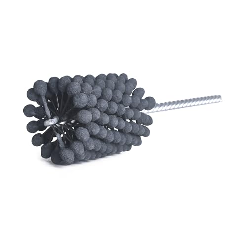 Garhgi 2-1/8"(54mm) Cylinder Hone Tool with 320 Grit SC Abrasive Balls, Flexible Resilient for Engine Brake Rotors Piston Rings Portings Polishing Finishing on Softer Metals Cast Iron Stainless Steel - size: 2.125"(54mm), style: 320 Grit