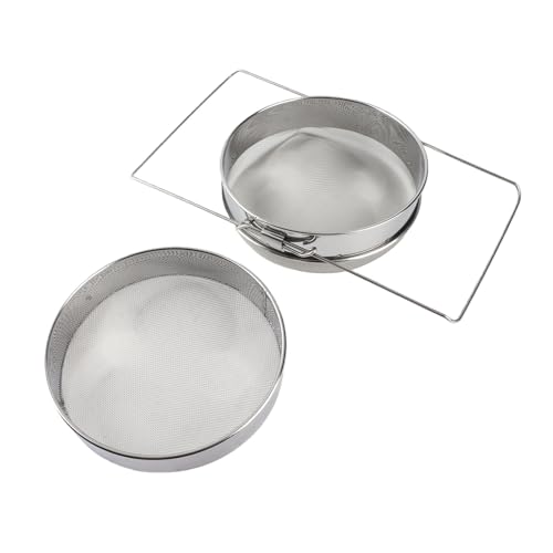 Stainless Steel Honey Filter Beekeeping Double Sieve Strainer 18 Mesh 25 Mesh 304 Apiary Equipment for Beekeepers Professional Tools