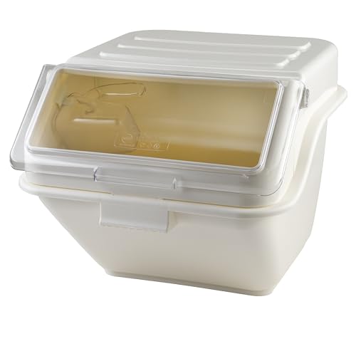 Winco IB-10S Stackable 10 Gallon Ingredient Bin Beige - size: 10 Gallon, style: Shelf Bin