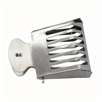 Queen Bee Cage 20pcs Bee Queen Cage Transparent Plastic Clip Catcher Box Stainless Steel clamp Beekeeping Equipments Beekeeper Equip