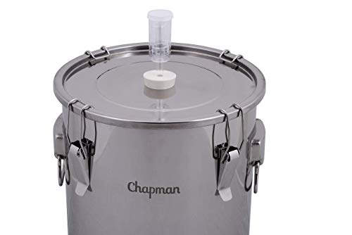 Stainless Steel Fermenter, 14 Gallon Total Capacity – Durable Wine, Beer, Mead, Kombucha Fermenter & Kettle, Ideal for 10 Gallon Batches – Fermentation Bucket & Jar for Home & Craft Brewers