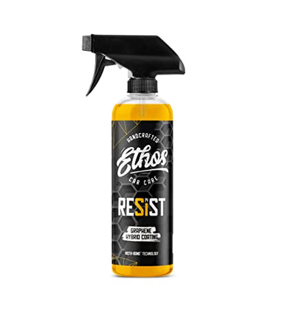 Ethos RESIST Graphene Spray Coating for Cars – Graphene Ceramic Coating Spray, Extreme Hydrophobic Protection, Gloss Enhancement, Ceramic Coating for Cars (16oz) - color: 16oz
