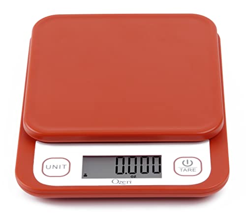 Ozeri Garden and Kitchen Scale II, with 0.1 g (0.005 oz) 420 Variable Graduation Technology - color: Burnt Ochre