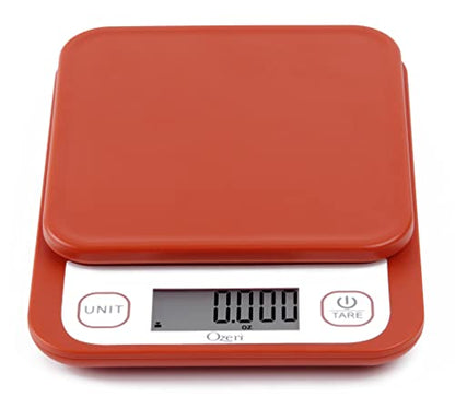 Ozeri Garden and Kitchen Scale II, with 0.1 g (0.005 oz) 420 Variable Graduation Technology - color: Burnt Ochre
