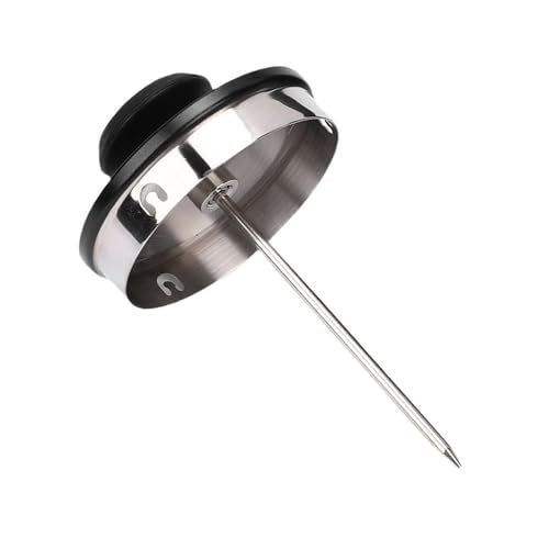 Gooseneck Pour Over Coffee Kettle with Thermometer, 500ml Stainless Steel Water Boiler for Precise Brewing, Tea & Hot Chocolate, Black