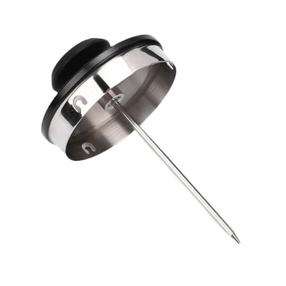 Gooseneck Pour Over Coffee Kettle with Thermometer, 500ml Stainless Steel Water Boiler for Precise Brewing, Tea & Hot Chocolate, Black