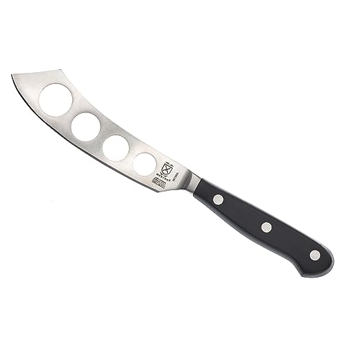 Mercer Culinary Renaissance Soft Cheese Knife, 5-Inch - color: Black Handle, size: 5-Inch Soft Cheese Knife