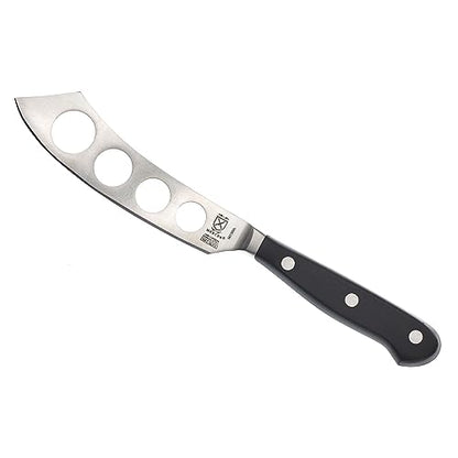 Mercer Culinary Renaissance Soft Cheese Knife, 5-Inch - color: Black Handle, size: 5-Inch Soft Cheese Knife