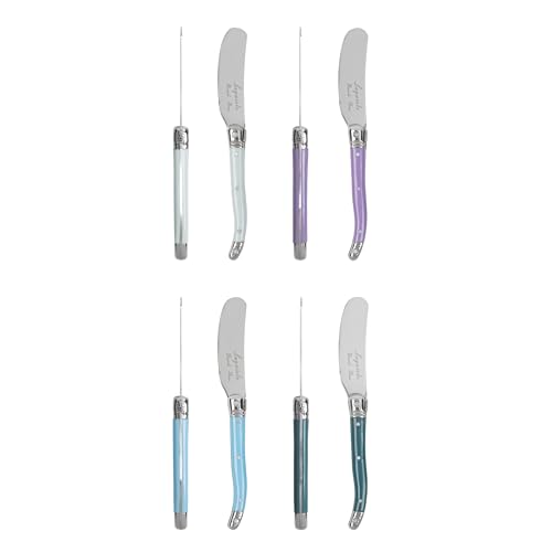 French Home 8-Piece Laguiole Spreader Set - Plum Rose - style: Plum Rose