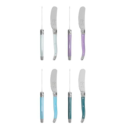 French Home 8-Piece Laguiole Spreader Set - Plum Rose - style: Plum Rose