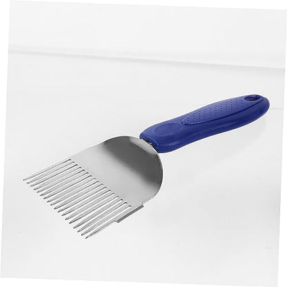 MERRYHAPY Beekeeper Honeycomb Uncapping Tool Multi-Functional Honey Scraper and Fork for Efficient Honey Extraction Durable Stainless Steel and Plastic Design for Easy Use
