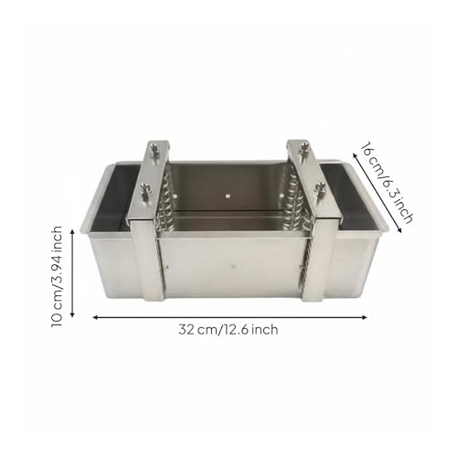 Baoblaze Stainless Steel Adjustable Sawtooth Locking Device Smooth Surface Suitable for Home Cooking Professional Kitchen, 4KG, Fixed Bottom - size: 4KG, style: Fixed Bottom