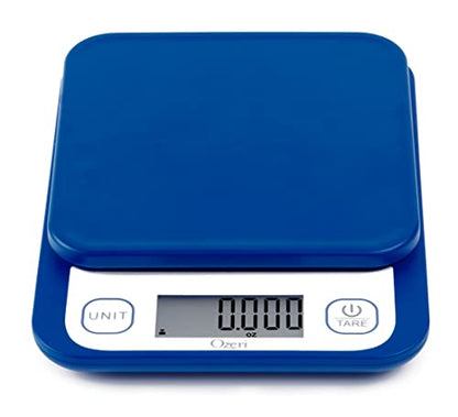 Ozeri Garden and Kitchen Scale II, with 0.1 g (0.005 oz) 420® Variable Graduation Technology® - color: Classic Blue