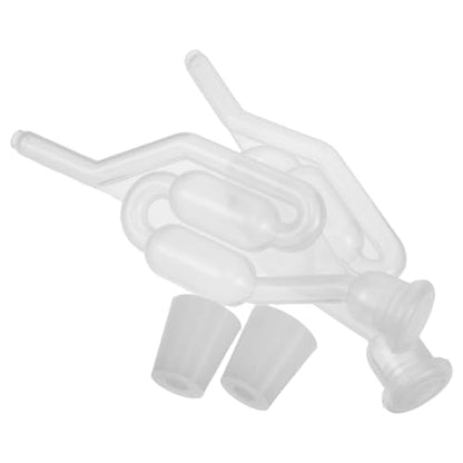 SOIMISS Plastic Airlock for Wine and Beer Fermentation with Explosion Prevention and Oxidation Avoidance Features, Includes S-shaped Fermentation Airlock and Bung for Homebrew Cellars