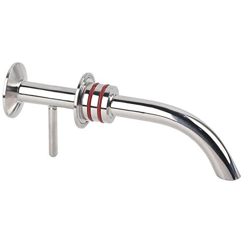 Stainless Steel Racking Arm Fermenter Accessory Conical Fermentation Tank Fittings Durable 304 Smooth Surface Double Seal for Home Brewing Conical Fermentation Tanks