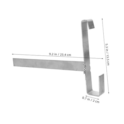 Yardwe 2Pcs Stainless Steel Beekeeping Frame Holder Stand Durable Bee Frame Perch Support Tool Multi Functional Hive Frame Storage for Beekeepers Reliable Beekeeping Supplies