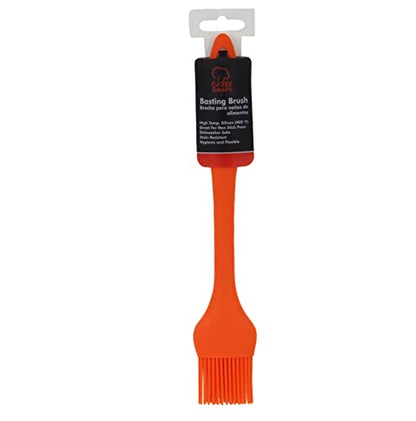 Chef Craft Premium Silicone Basting Brush, 10.25 inch, Orange - color: Orange