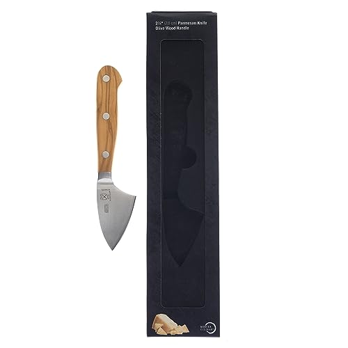 Mercer Culinary Renaissance Olive Wood Parmesan Cheese Knife, 2.75-Inch - color: Olive Wood Handle, size: 2.75-Inch Parmesan Cheese Knife