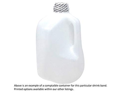 Shrink Band Assorted Sample Pack for All Bottles and Containers (Medium/Large) - size: Medium/Large (1 3/4" - 3 1/4" Diameter)