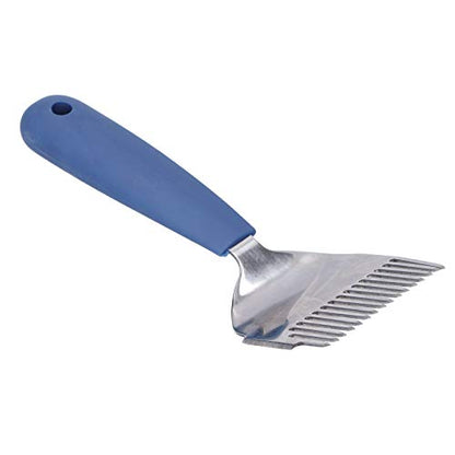 16-Inch Stainless Steel Uncapping Fork Beekeeping Tool with Ergonomic Plastic Handle for Easy Honey Harvesting