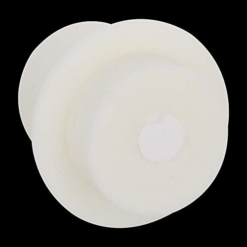 Othmro 2Pcs Drilled Rubber Stopper with Airlock, White Drilled Bungs Stopper with 1.18"-1.34" Hole for Fermentation Use, Homebrewing Beer Kombucha Airlock Stopper