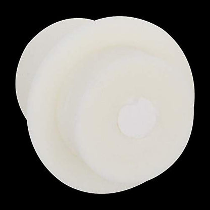 Othmro 2Pcs Drilled Rubber Stopper with Airlock, White Drilled Bungs Stopper with 1.18"-1.34" Hole for Fermentation Use, Homebrewing Beer Kombucha Airlock Stopper