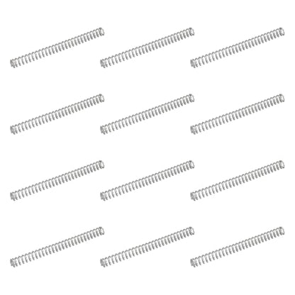 uxcell 50Pcs 304 Stainless Steel Compression Springs, 0.5mm x 3mm x 30mm Small & Tiny Pen Spring for Home Repair & DIY, Workshop & Industrial Use, (Silver Tone) - size: 3mmx30mm