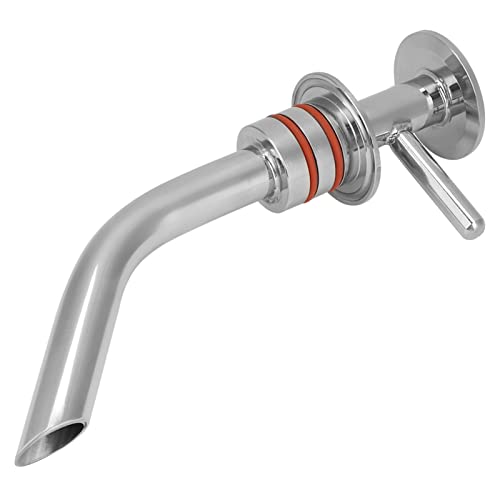 Stainless Steel Racking Arm Fermenter Accessory Conical Fermentation Tank Fittings Durable 304 Smooth Surface Double Seal for Home Brewing Conical Fermentation Tanks