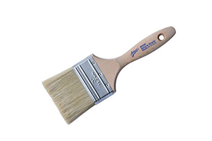 Ateco Pastry Brush, 3-Inch Wide Head with Natural White Boar Bristles, Stainless Steel Ferrule & Wood Handle - size: 3" Wide, style: White Boar Bristle