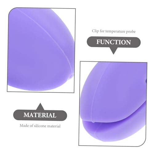 Silicone Probe Clip Kitchen Utensil for Accurate Cooking Measurement for Frying Candy Making and BBQ Heat Resistant Pot Clip