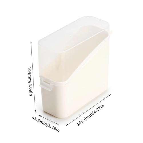 1pcs Sliced Cheese Container for Fridge, Airtight Clear Slice Holder Box — Compact, Stackable, Fresh-Keeping Storage for Refrigerator