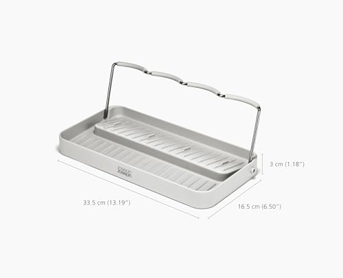Joseph Joseph DrySmart Folding Water Bottle Drying Rack, Space-Saving Draining Board Organizer, Made from Recycled Plastic - style: Bottle