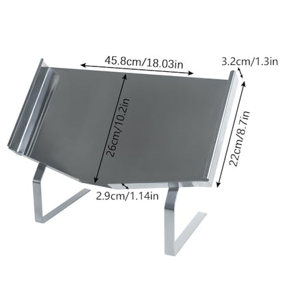 Honeycomb Frame Display Stand, Stainless Steel Honey Uncapping Holder Frame Holder Beekeeping Honeycomb Holder Stand for Beekeeping Restaurants Bakeries Honey Exchange Club, Silver
