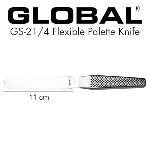 Global G-21/4-4 inch, 11cm Stainless Steel Spatula, 4-Inch, Silver - size: 4-Inch