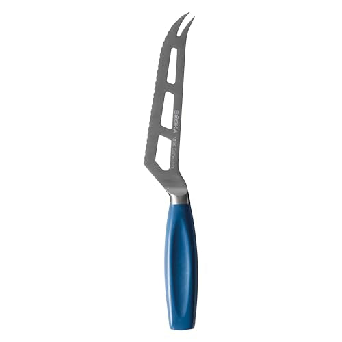 BOSKA Universal Cheese Cutter Blue 140 Mm - Full-tang - Premium Quality - German Steel - HACCP Knife - Cheese Knife - for Professional Use - Multi Use (vegetables and Fruit) - color: Blue, size: Universal cutter