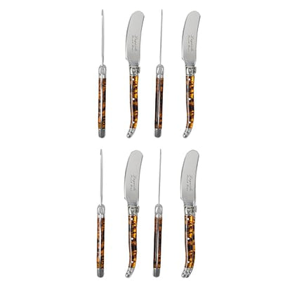 French Home Laguiole 8-Piece Tortoise Shell Spreader Set - style: Tortoise Shell