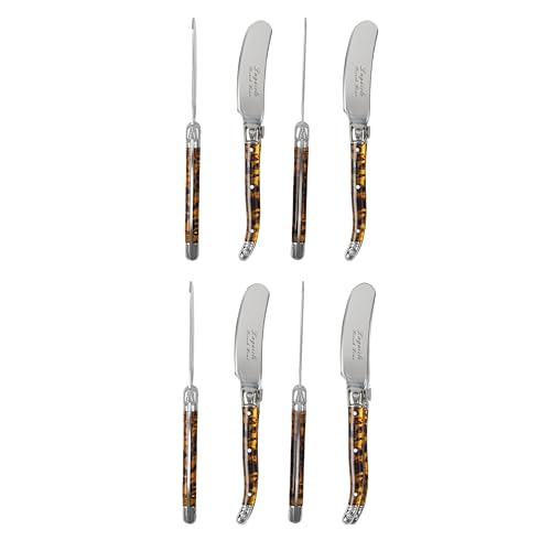 French Home Laguiole 8-Piece Tortoise Shell Spreader Set - style: Tortoise Shell