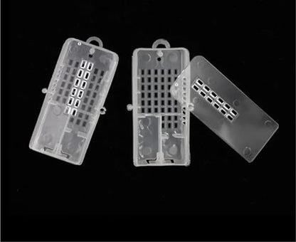 Queen Bee Cage 30Pcs Queen Bee Transport Cages Beekeeping Equipment Clear House Beehive White Transparent Cage for Beekeeping Supplies