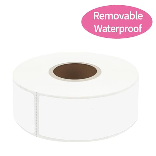 Removable Freezer Labels Stickers, 1 x 3 Inch Blank Removable Freezer Labels Food Storage Stickers, Date Label Waterproof Oil Resistant Easy Clean No Residue- 250 Sheets - color: White-roll, size: 1*3 inch- 250 PCS