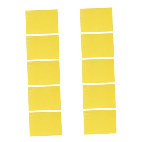 10pcs Nest Beeswax Tablets Beekeeping Nest Box Beehive Foundation Sheets Beehive Tool