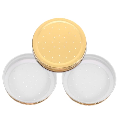 3pcs Metal Bee Watering Feeder Lids for Beehive Front Entrance, Honey Bee Hive Door Feeders with Effortless Setup and Ease of Use for Beekeeping