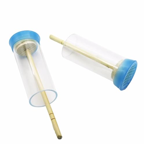 8Pcs Bee Queen Marking Tube with Sponge Bees Catcher Bottle Soft Plunger Beekeeper Beekeeping Tool